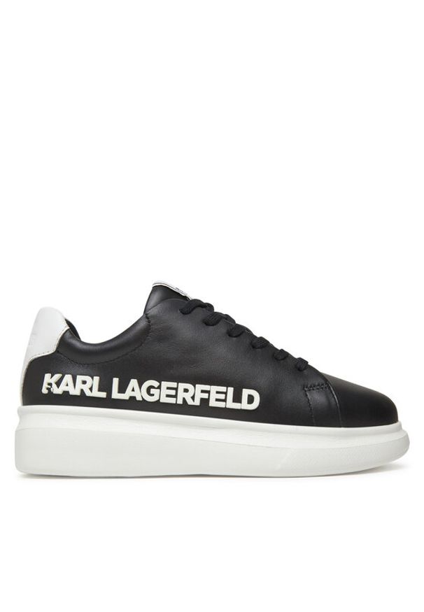 Karl Lagerfeld Kids Sneakersy Z30381 S Czarny. Kolor: czarny. Materiał: skóra