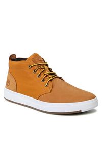 Timberland Sneakersy Davis Square TB0A1OI32311 Brązowy. Kolor: brązowy. Materiał: nubuk, skóra #7