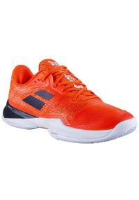 Buty tenisowe męskie Babolat Jet Mach 3 Clay Men. Kolor: czerwony, wielokolorowy, czarny, biały. Sport: tenis