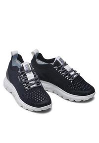 Geox Sneakersy D Spherica A D15NUA 0006K C4002 Granatowy. Kolor: niebieski. Materiał: materiał