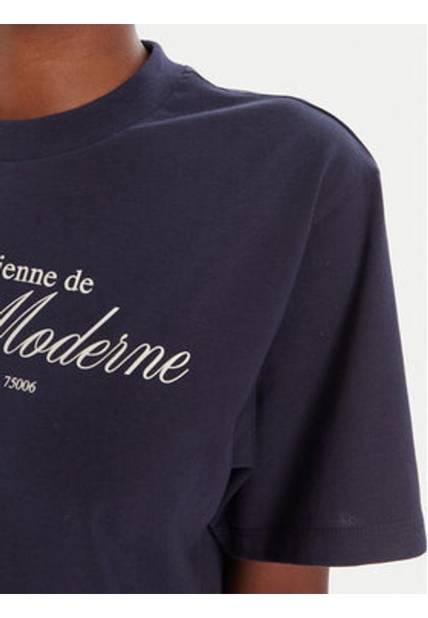 Hugo - HUGO T-Shirt Vintage 50545551 Granatowy Relaxed Fit. Kolor: niebieski. Materiał: bawełna. Styl: vintage