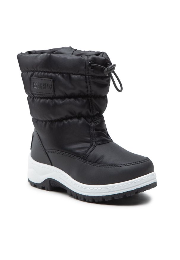 BIG STAR SHOES - Kozaki Big Star Shoes KK374235 Black. Kolor: czarny. Materiał: materiał
