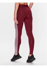 Adidas - adidas Legginsy 3 Stripes Leggings IM2850 Czerwony. Kolor: czerwony. Materiał: bawełna #3