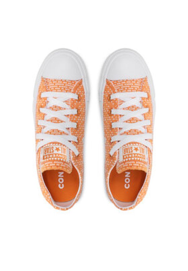 Converse Trampki Chuck Taylor All Star Light Curyy 572623C Pomarańczowy. Kolor: pomarańczowy. Materiał: materiał