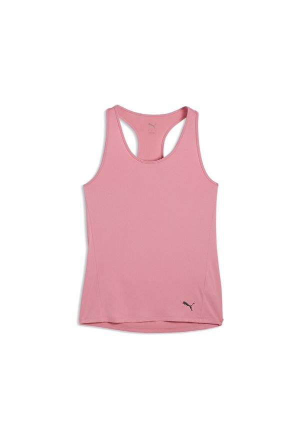 Puma - Damska koszulka bez rękawów TAD ESSENTIALS o kroju bokserki PUMA. Kolor: różowy. Długość rękawa: bez rękawów. Sport: bieganie