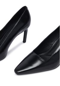 TOMMY HILFIGER - Tommy Hilfiger Szpilki Squared Toe High Heel Lth Pump FW0FW09510 Czarny. Kolor: czarny. Materiał: skóra. Obcas: na szpilce #3
