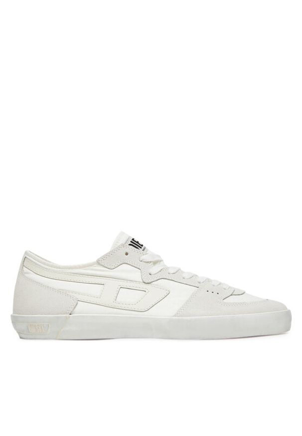 Diesel Sneakersy S-Leroji D-1 Low Y03489P8119 Biały. Kolor: biały. Materiał: skóra, zamsz