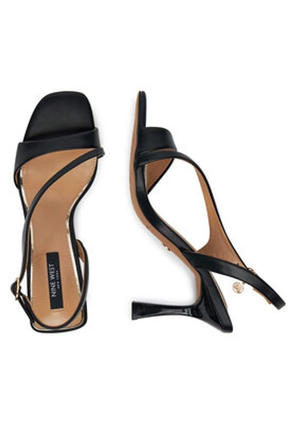 Nine West Sandały SXH1374-20 Czarny. Kolor: czarny. Materiał: materiał