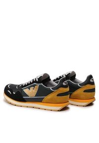 Emporio Armani Sneakersy X4X537 XN730 S434 Czarny. Kolor: czarny. Materiał: materiał