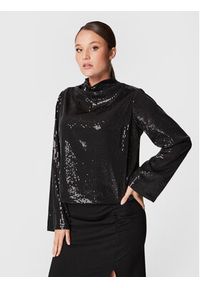 Glamorous Bluzka GS0424 Czarny Regular Fit. Kolor: czarny. Materiał: syntetyk #2