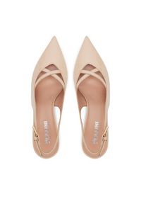 Pollini Czółenka SA10125C1MTB0122 Beżowy. Kolor: beżowy. Materiał: skóra #3