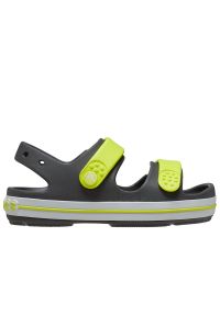 Sandały dziecięce Crocs Crocband Cruiser Sandal 209423-1NJ - szare. Kolor: szary. Materiał: materiał. Styl: sportowy #1