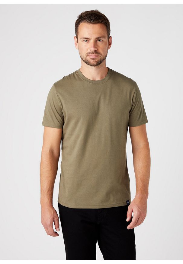 Wrangler - WRANGLER SS 2 PACK TEE MĘSKI T-SHIRT KOSZULKA DWUPAK DUSTY OLIVE W7BADHX45 112146280