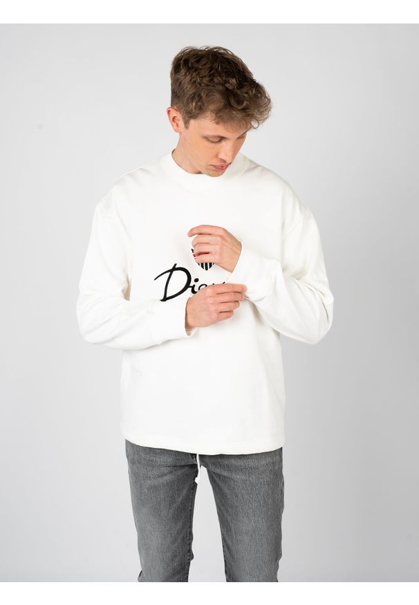Diesel Bluza "S-Macsless" | A09029-0CJAD | Mężczyzna | Biały. Kolor: biały. Materiał: bawełna. Styl: sportowy, elegancki