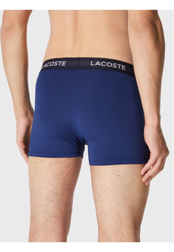 Lacoste Komplet 3 par bokserek 5H9623 Kolorowy. Materiał: syntetyk. Wzór: kolorowy