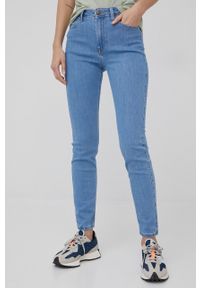 Lee jeansy SCARLETT HIGH LIGHT LITA damskie high waist. Stan: podwyższony. Kolor: niebieski