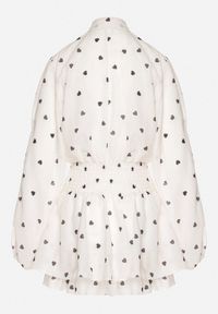 Born2be - Beżowa Rozkloszowana Sukienka z Rękawami Typu Nietoperz i Wiązaniem Miriviela. Okazja: na co dzień. Kolor: beżowy. Materiał: jeans. Typ sukienki: proste. Styl: casual, klasyczny #7