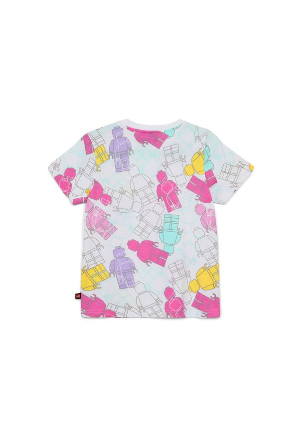 Koszulka Dziecięca LEGO Tano 202 Kolorowa. Kolor: wielokolorowy. Wzór: kolorowy