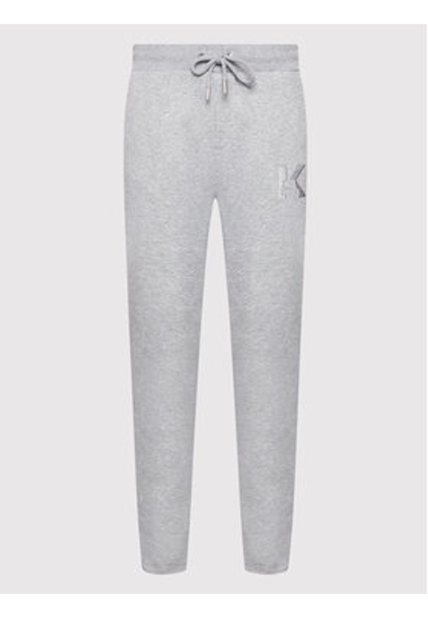 Karl Lagerfeld - KARL LAGERFELD Spodnie dresowe 705894 500900 Szary Regular Fit. Kolor: szary. Materiał: bawełna