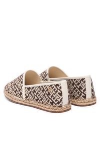 TOMMY HILFIGER - Tommy Hilfiger Espadryle Th Monogram Jacquard FW0FW09501 Brązowy. Kolor: brązowy. Materiał: materiał #2