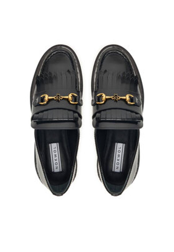 Nokwol Loafersy Perry Czarny. Kolor: czarny. Materiał: skóra