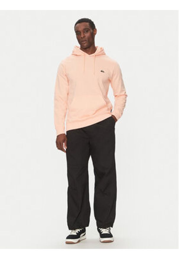 Quiksilver Bluza EQYFT04951 Pomarańczowy Regular Fit. Kolor: pomarańczowy. Materiał: bawełna
