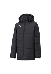 Puma - Wyściełana Kurtka Dziecięca. Kolor: czarny. Materiał: puch. Styl: sportowy