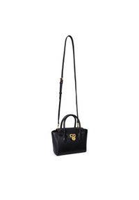 Lauren Ralph Lauren - LAUREN RALPH LAUREN Torebka 431969349002 Czarny. Kolor: czarny. Materiał: skórzane #6
