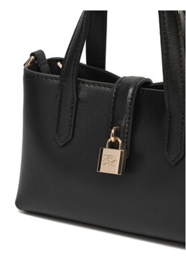 Karl Lagerfeld - KARL LAGERFELD Torebka B1W32027 Czarny. Kolor: czarny. Materiał: skórzane