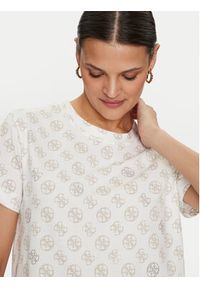 Guess T-Shirt Noemie V4YI04 I3Z14 Biały Regular Fit. Kolor: biały. Materiał: bawełna #3