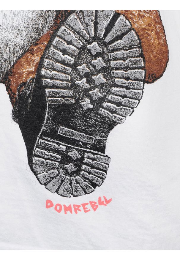 Domrebel T-shirt "Boots Box T" | Boots Box T-Shirt | Kobieta | Biały. Kolor: biały. Materiał: bawełna. Wzór: nadruk