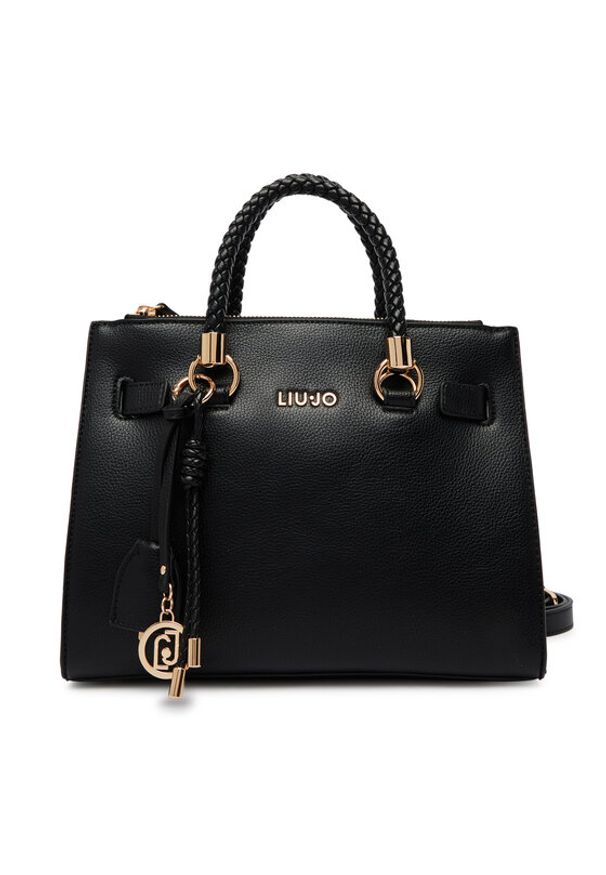 Liu Jo Torebka AA6069 E1012 Czarny. Kolor: czarny. Materiał: skórzane