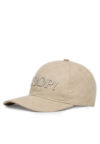 JOOP! Czapka z daszkiem 10017886 Beżowy. Kolor: beżowy. Materiał: materiał, bawełna