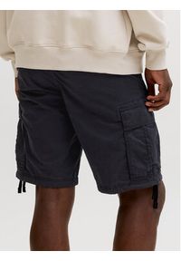 Jack & Jones Szorty materiałowe Cole Frank 12291369 Czarny Regular Fit. Kolor: czarny. Materiał: bawełna #5