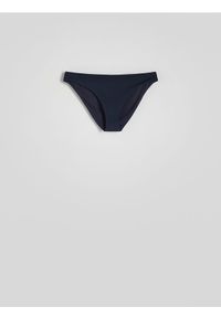 Reserved - Dół od bikini - granatowy. Kolor: niebieski. Materiał: materiał. Wzór: gładki