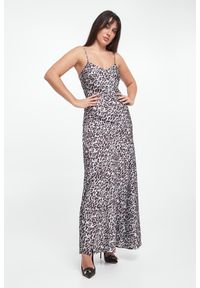 Sukienka maxi w panterkowy wzór Delci JOOP!. Długość: maxi #1