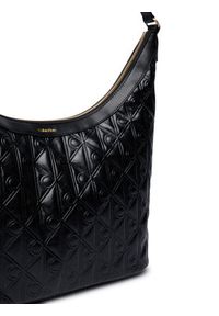 Calvin Klein Torebka Emblem Aop Debossed Medium Shbag LV04F3875G Czarny. Kolor: czarny. Materiał: skórzane #2