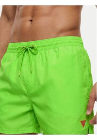 Guess Szorty kąpielowe F6GT25 WG282 SHORT Zielony Regular Fit. Kolor: zielony. Materiał: syntetyk #2