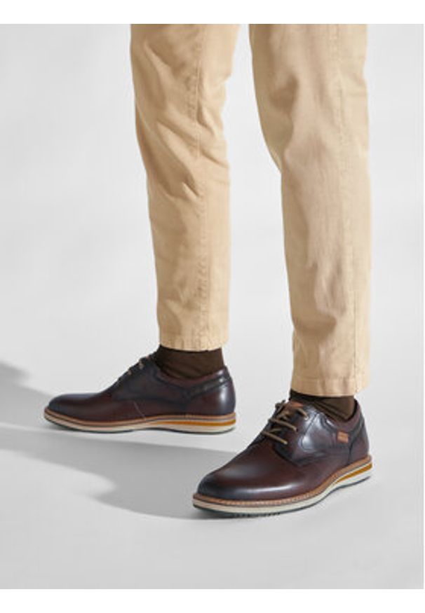 Pikolinos Półbuty M1T-4050 Brązowy. Kolor: brązowy. Materiał: skóra