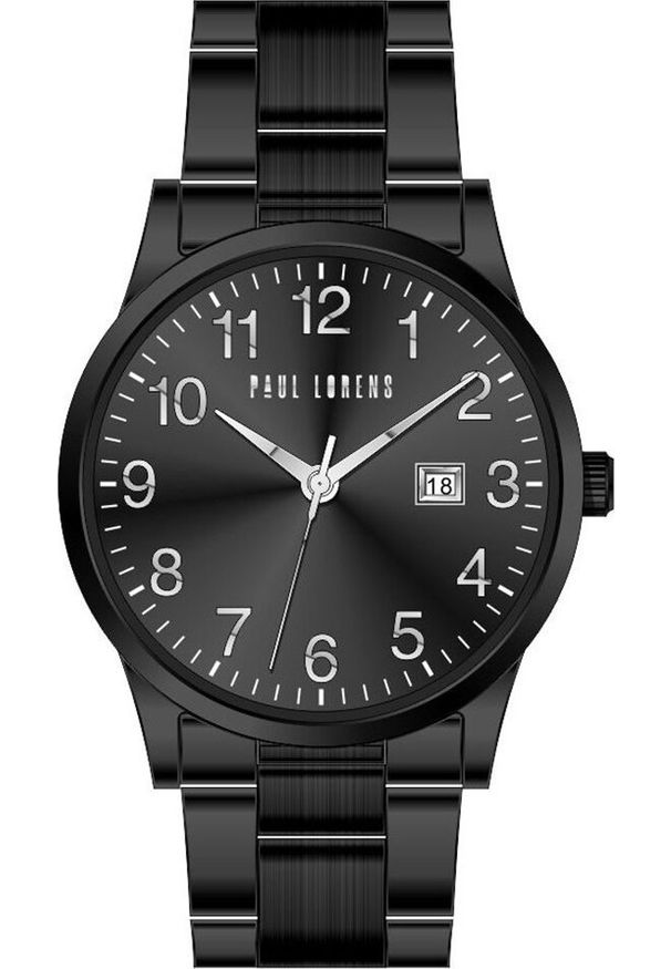 Paul Lorens - ZEGAREK MĘSKI PAUL LORENS - PL14573B2-1A5 (zg368a) + BOX