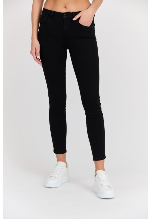 Guess - GUESS Czarne damskie jeansy Annette, Rozmiar 29. Kolor: czarny