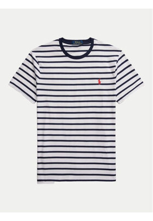 Polo Ralph Lauren T-Shirt 710938134004 Biały Slim Fit. Typ kołnierza: polo. Kolor: biały. Materiał: bawełna