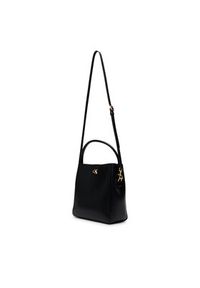 Calvin Klein Torebka Ck Bucket With Strap LV04F3174G Czarny. Kolor: czarny. Materiał: skórzane #3