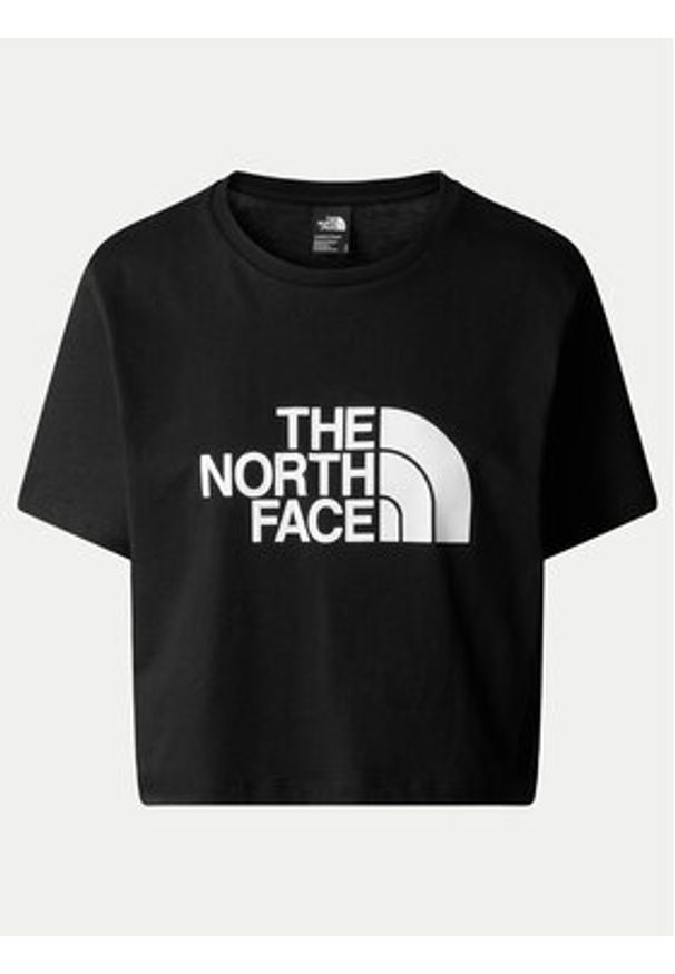 The North Face T-Shirt Easy NF0A87NA Czarny Relaxed Fit. Kolor: czarny. Materiał: bawełna