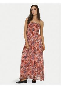 only - ONLY Sukienka letnia Elena 15352634 Pomarańczowy Regular Fit. Kolor: pomarańczowy. Materiał: syntetyk. Sezon: lato #7
