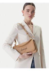 Love Moschino - LOVE MOSCHINO Torebka JC4096PP1OLL0104 Beżowy. Kolor: beżowy. Materiał: skórzane #1