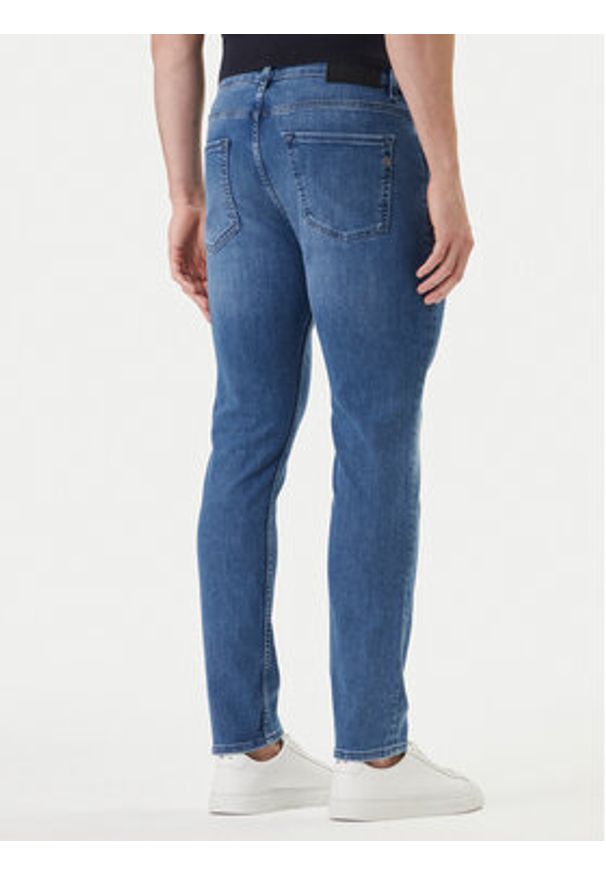 BOSS Jeansy P-Delaware 50555220 Granatowy Slim Fit. Kolor: niebieski