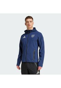 Adidas - Bluza Arsenal Tiro 25 Competition Vis Tech Travel. Kolor: niebieski. Materiał: dresówka. Sport: piłka nożna