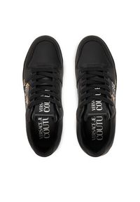 Versace Jeans Couture Sneakersy 79YA3SJ5 Czarny. Kolor: czarny. Materiał: skóra