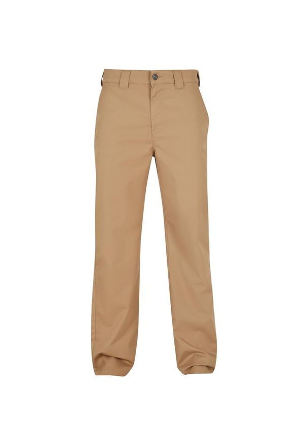 Spodnie robocze Urban Classics. Kolor: beżowy. Długość: długie